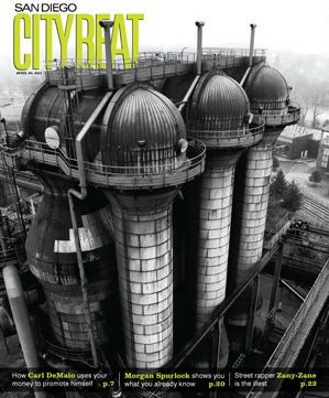 San Diego City Beat cover with Urban Decay photo by Roy Kerckhoffs