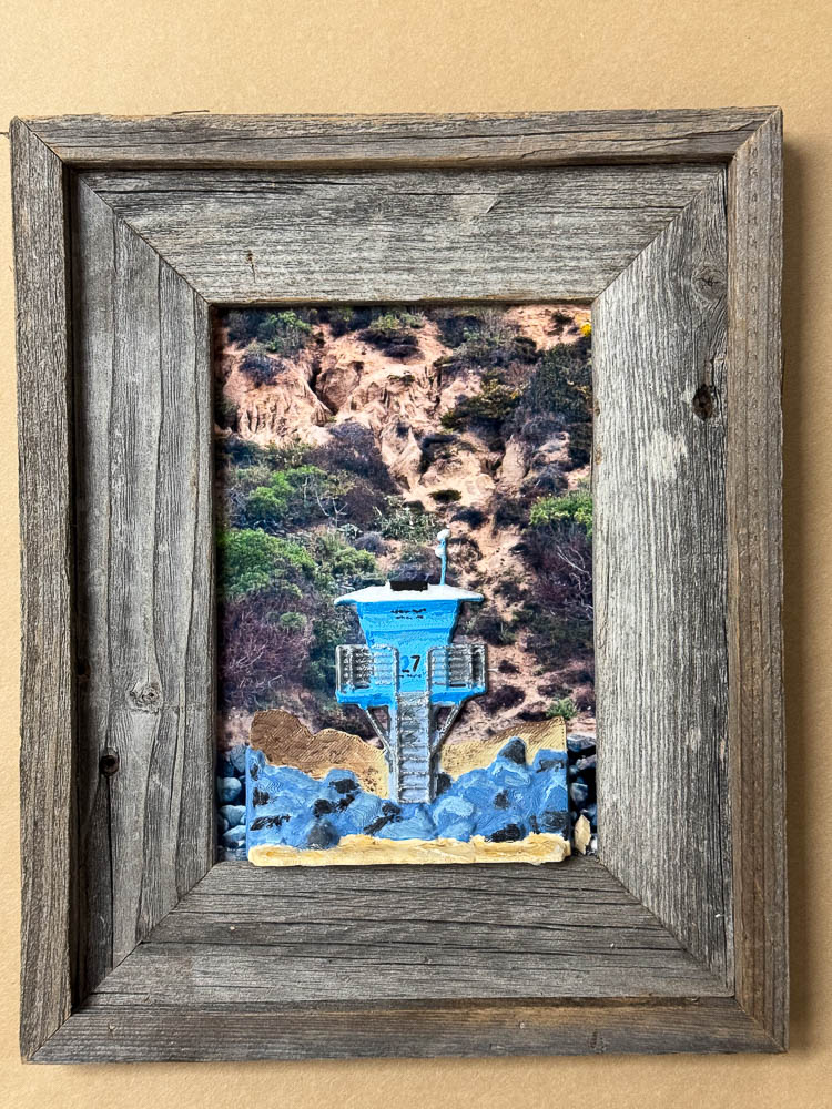 tower 27 painted 3d print framed